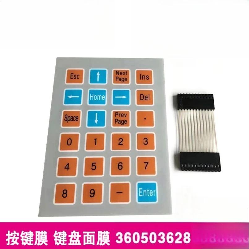 360503628 For Agie Charmilles SP Keyboard membrane with cable, Function Key Panel Operation Control for  360.503.628