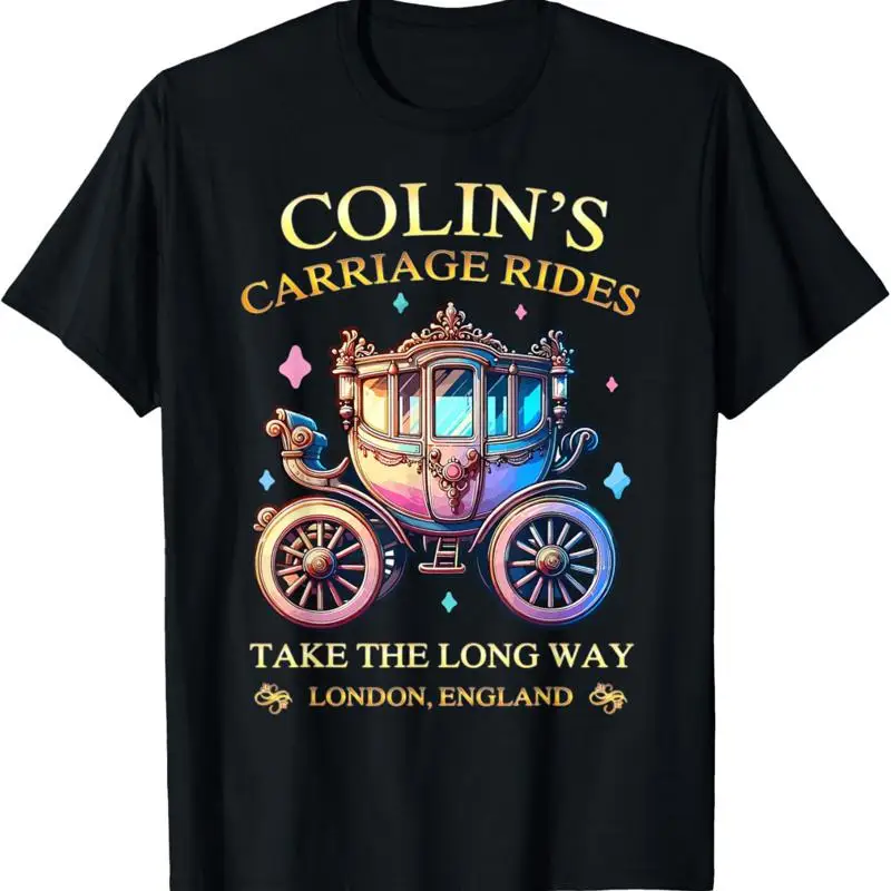 

Футболка Colin'S Carriage Rides Take The Long Way Одежда, маленькая черная
