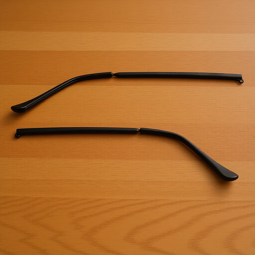 

1Pair Glasses Arm Replacement Metal Frame Temple Durable Comfortable Eyewear Frame Temple Replacement Sunglasses Reading