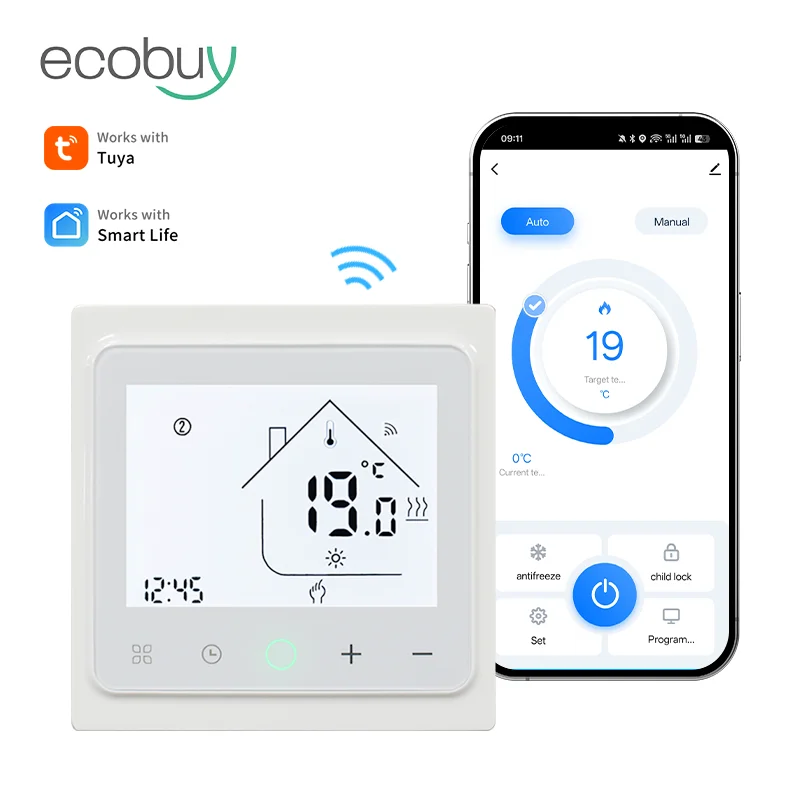 Smart Wifi Thermostat For Underfloor Heating Smart Thermostat Wifi Tuya 220v Smart Thermostat Temperature Controller Voice Alexa