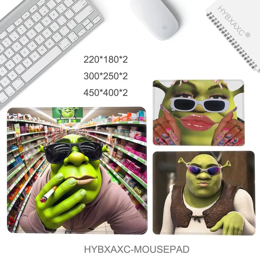 Cute Funny S-Shrek Small Mouse pad Small XS Keyboard Pad Laptop Cushion Non-slip Mat Desk pad For home, officce use HYBXAXC