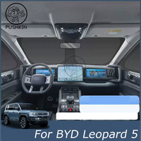 For BYD  Leopard 5 2024 Full Black Car Sunshade Side Window Privacy Curtains Front Rear Sunscreen Heat Insulation Sunshield