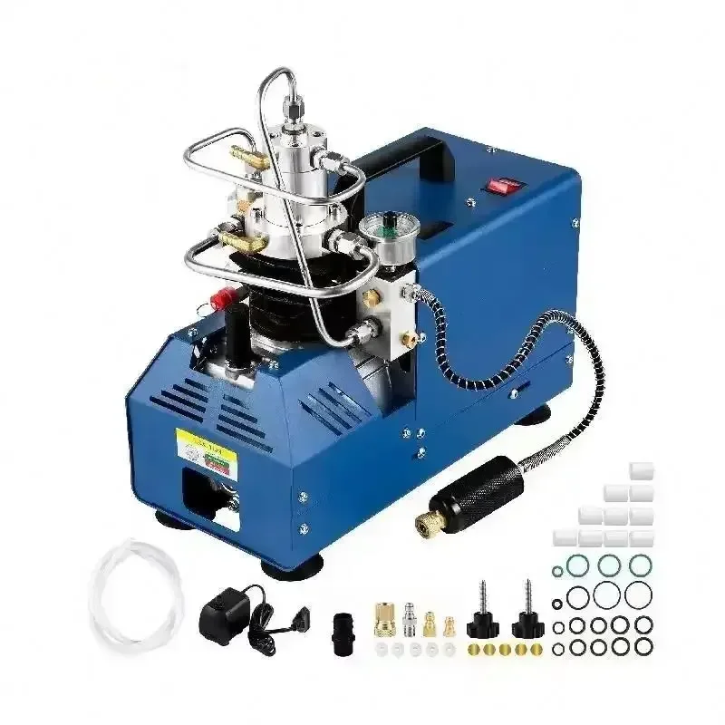 High Pressure PCP Air Compressor Pump 1800W 110V 4500PSI/300BAR/30MPA  Automatic Stop