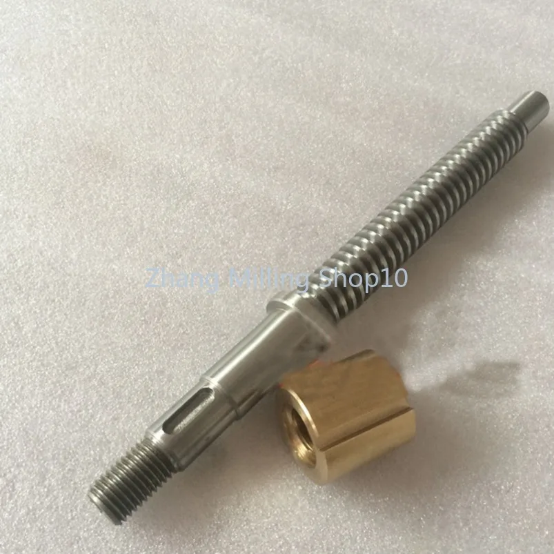 New Lathe Accessories C6132A1 Tailstock Screw Copper Female C6140A1 Screw Copper Nleeve