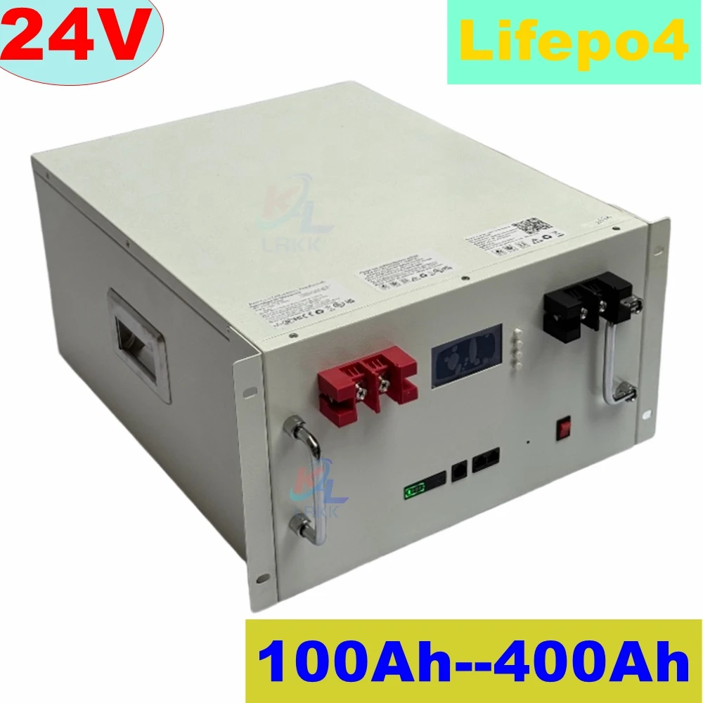 200Ah 24v 400AH 150Ah 300Ah 500AH 100Ah 600AH lifepo4 Lithium batterry pack CAN RS485 RS232 for Solar system hybrid inveter