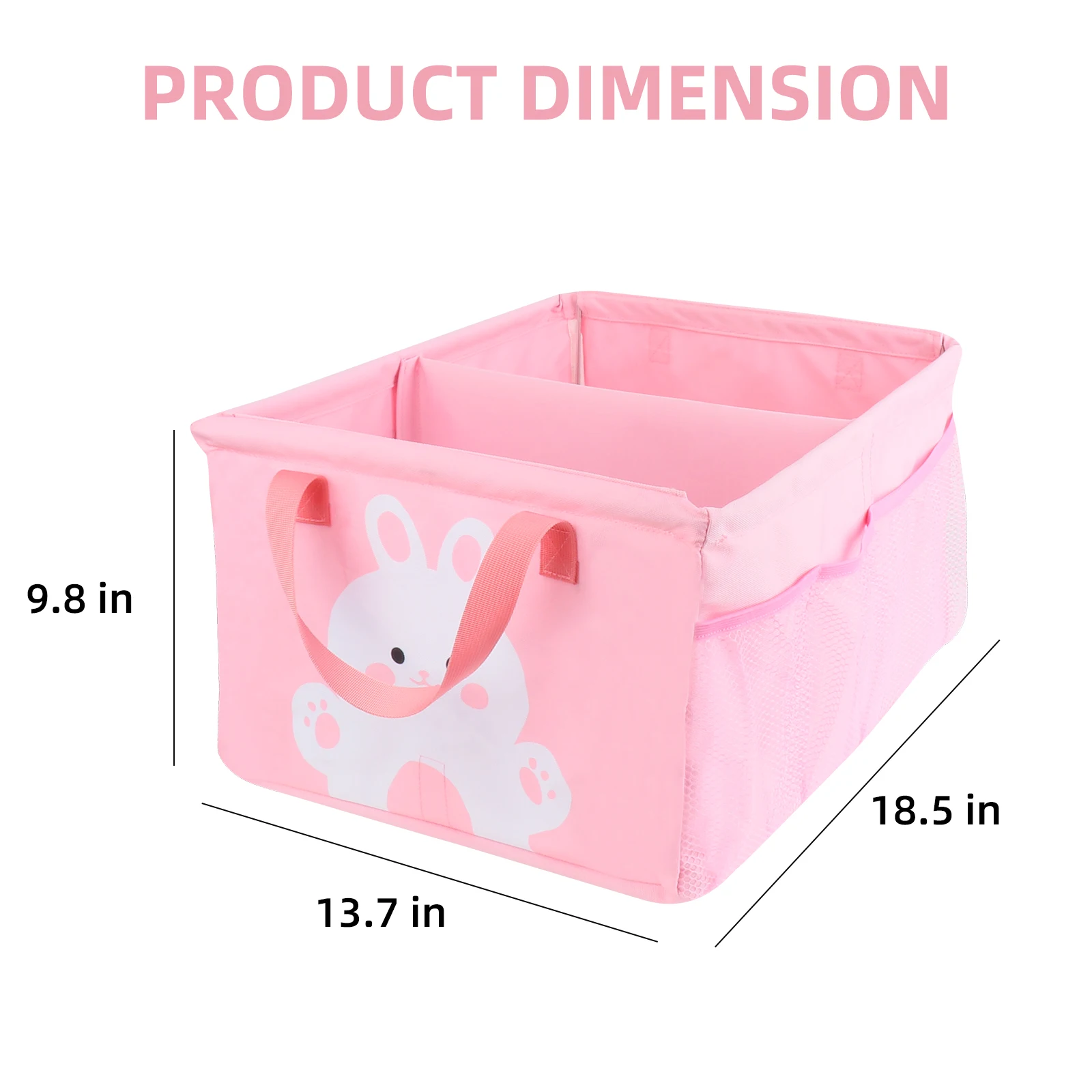 Car trunk storage box Multi-functional arrangement folding car pink storage box storage box