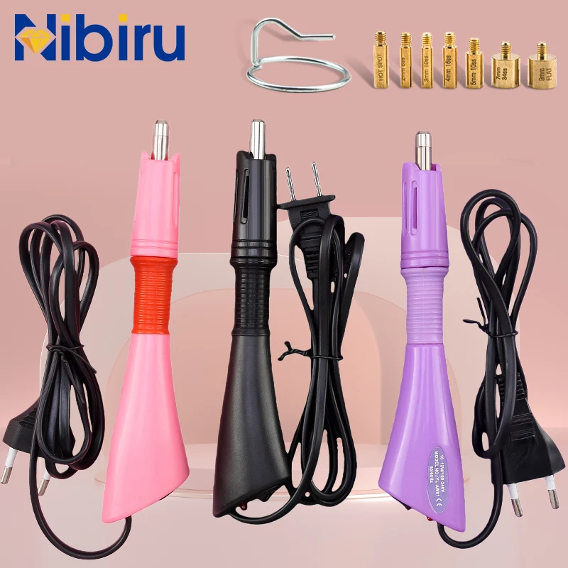 

Fast Heated Hotfix Rhinestones Applicator Crystal Iron on Tool Set for Home Decoration And Clothes Strass Accessories