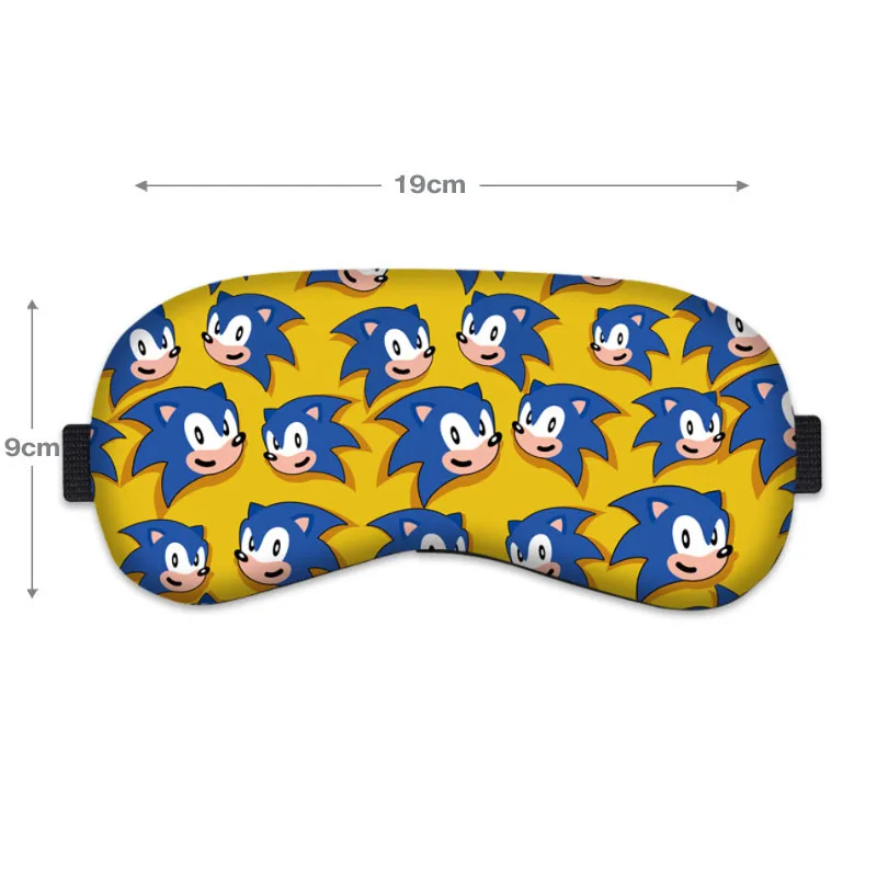 Sonic The Hedgehog Series Venda, Eyeshade Cartoon, Anime Figure Image, Kawaii Shading, Máscara para Dormir Criança, Presente de Natal, 9 Estilos