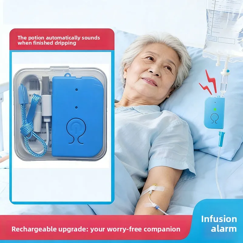 

5pcs Home Care Infusion Alarm, USB Rechargeable Drip Reminder, Automatic Needle Monitor