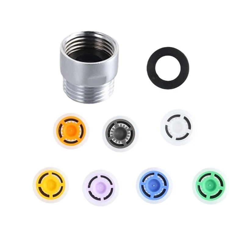 

652F Shower Flows Restrictor Shower Flows Reducer Limiter Set Water Saving Shower Adapter G1/2 Water Saving Tap Filter ABS