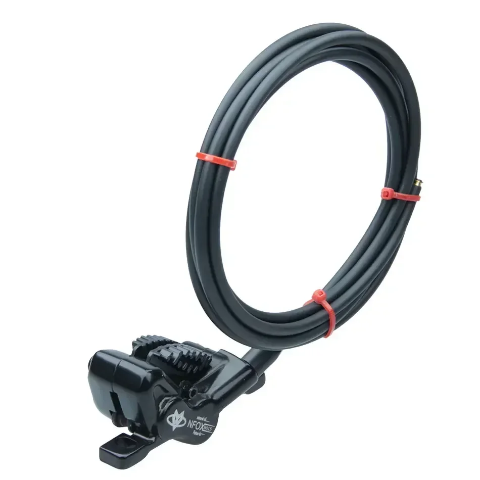 NFOX B015 4-zuiger schijf hydraulische rem E-bike opvouwbare mountainbike fiets uitschakelen zwart rood 160 180 203 roto splitbuis nieuw