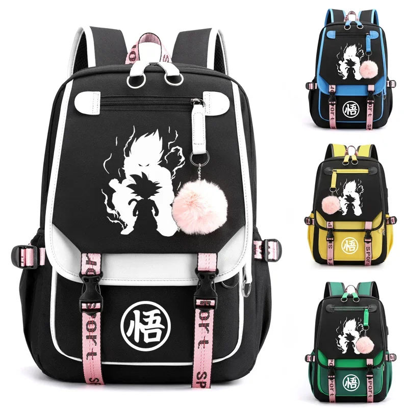 

Hot anime Harajuku pattern backpack teenage fashion street cool backpack high quality large capacity zipper backpacks