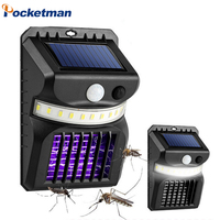 Outdoor LED Portable Lamp Multifunctional Solar Power Removable Lithium Battery Wall Lamp Night Light Mosquito Killer Uv Lantern