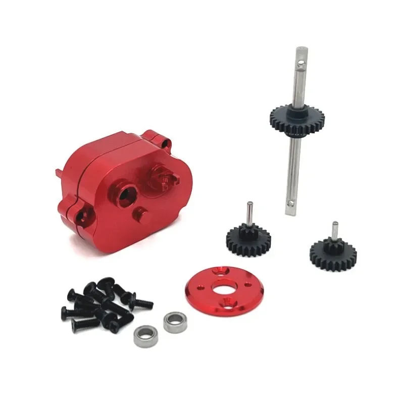 Modificação de metal 370 motor caixa onda média para modelo mn novo 99s mn168 mn82 lc79 mn78 rc peças de carro