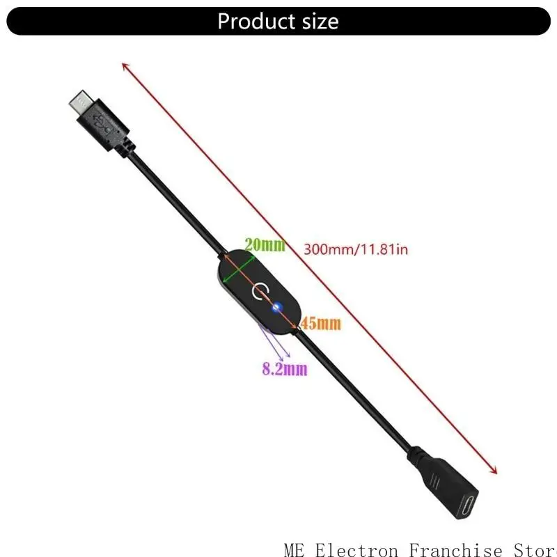T5EA Tipo C Touch Dimmer Switch Controller con luce indicatore per l'illuminazione