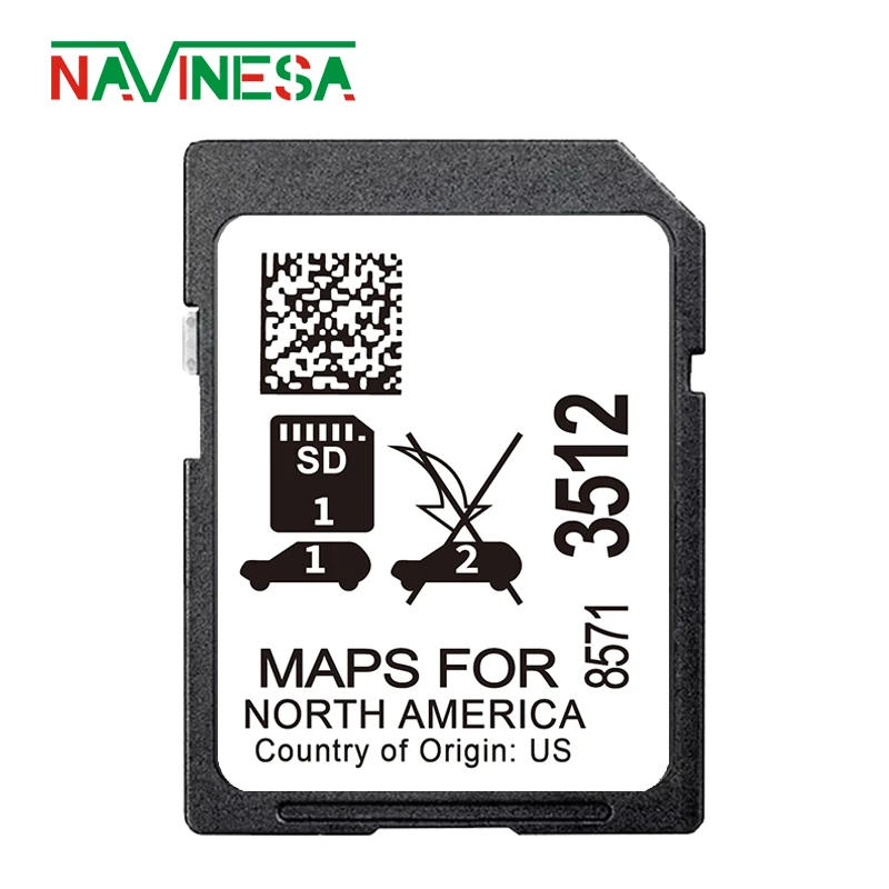 8571-3512 Navibox Navigations for Chevrolet Blazer Bolt Camaro Colorado Corvette Vehicle Update GPS North America map SD Card