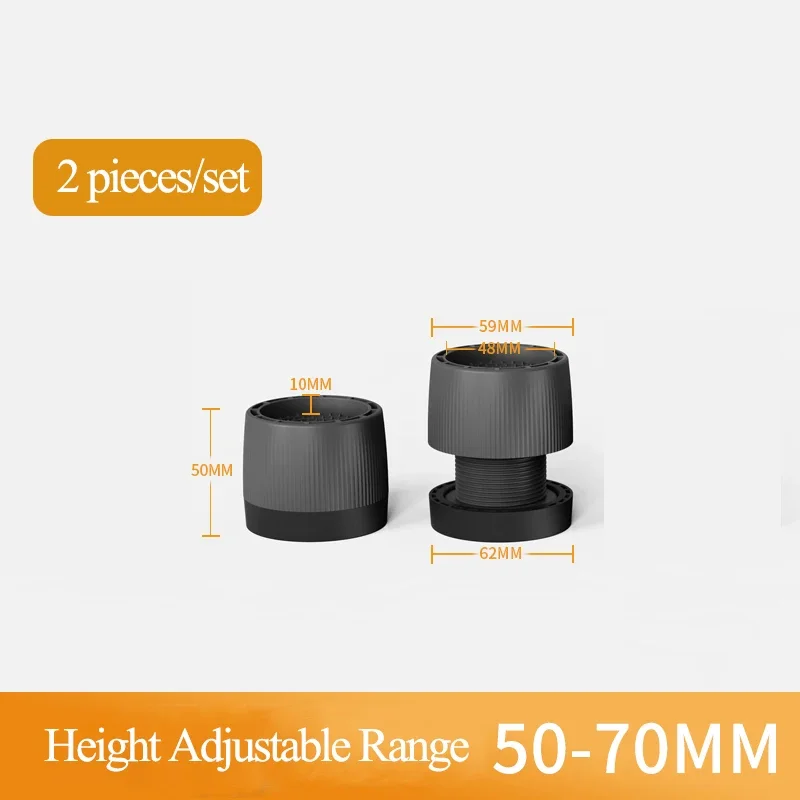 2/4/6pcs Washing Machine Feet Pads Adjustable Non-Slip Anti-Vibration Shockproof Cushion Fixer Base Heightening Bracket Support