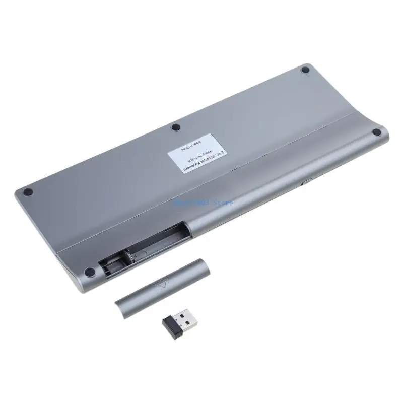 L4MA Wireless Keyboard 2.4G Bluetooth-compatible Keyboard with Touchpad for PC/Laptop