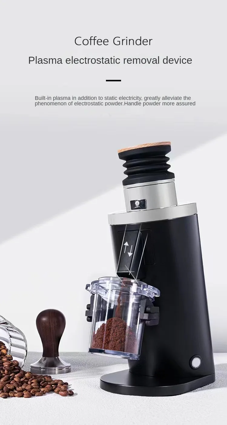 2024 Factory Supply Black Standard Burr 54mm 110V Coffee Grinder DF54 - Image 5