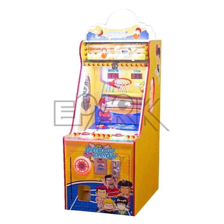 Ragazzi per bambini Guangzhou Vending Game - Led a gettoni per bambini macchina giochi Arcade Basket Basket elettronico