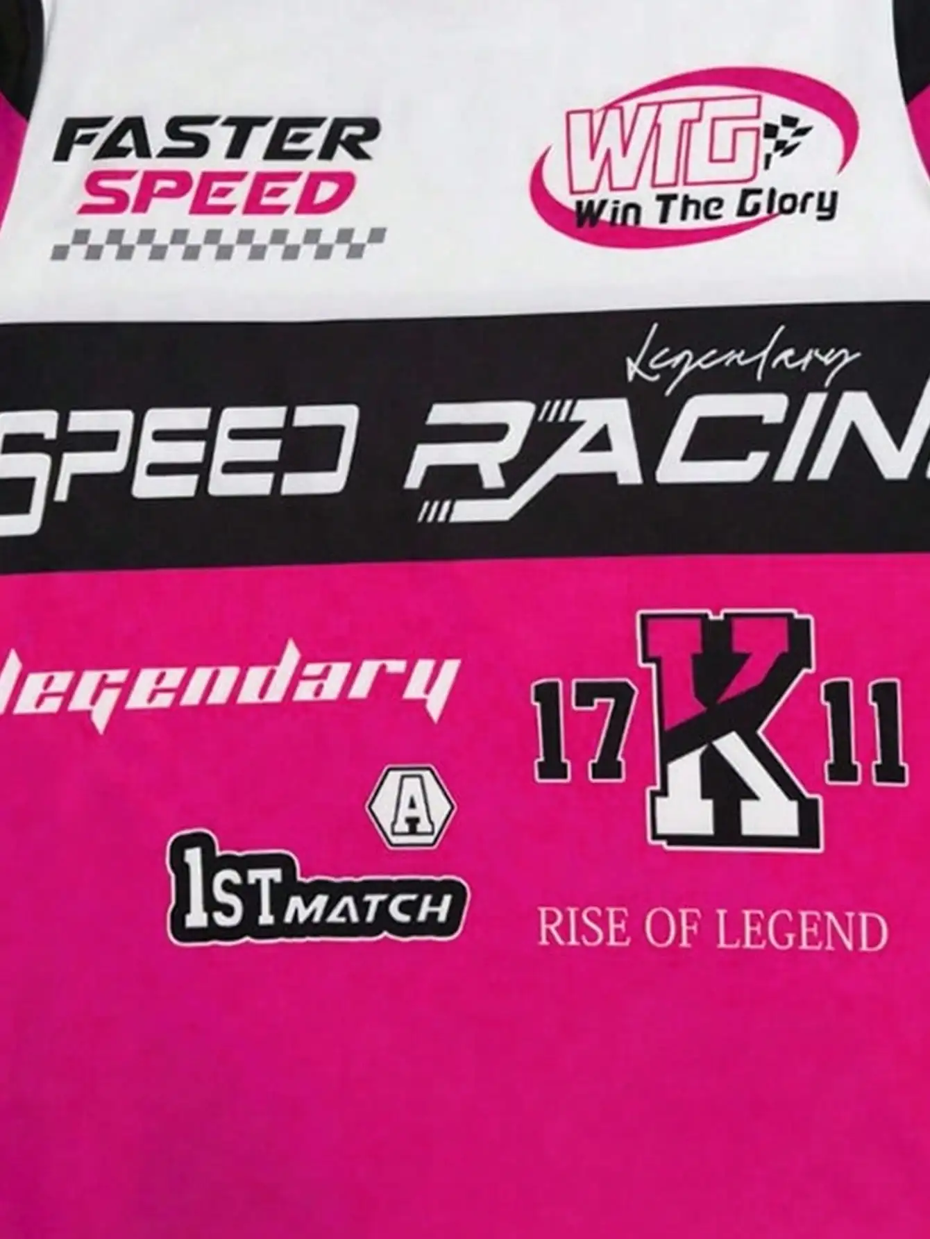 INAWLY 2개/세트 여성 여름 캐주얼 컬러 블록 레터 프린트 티셔츠와 반바지