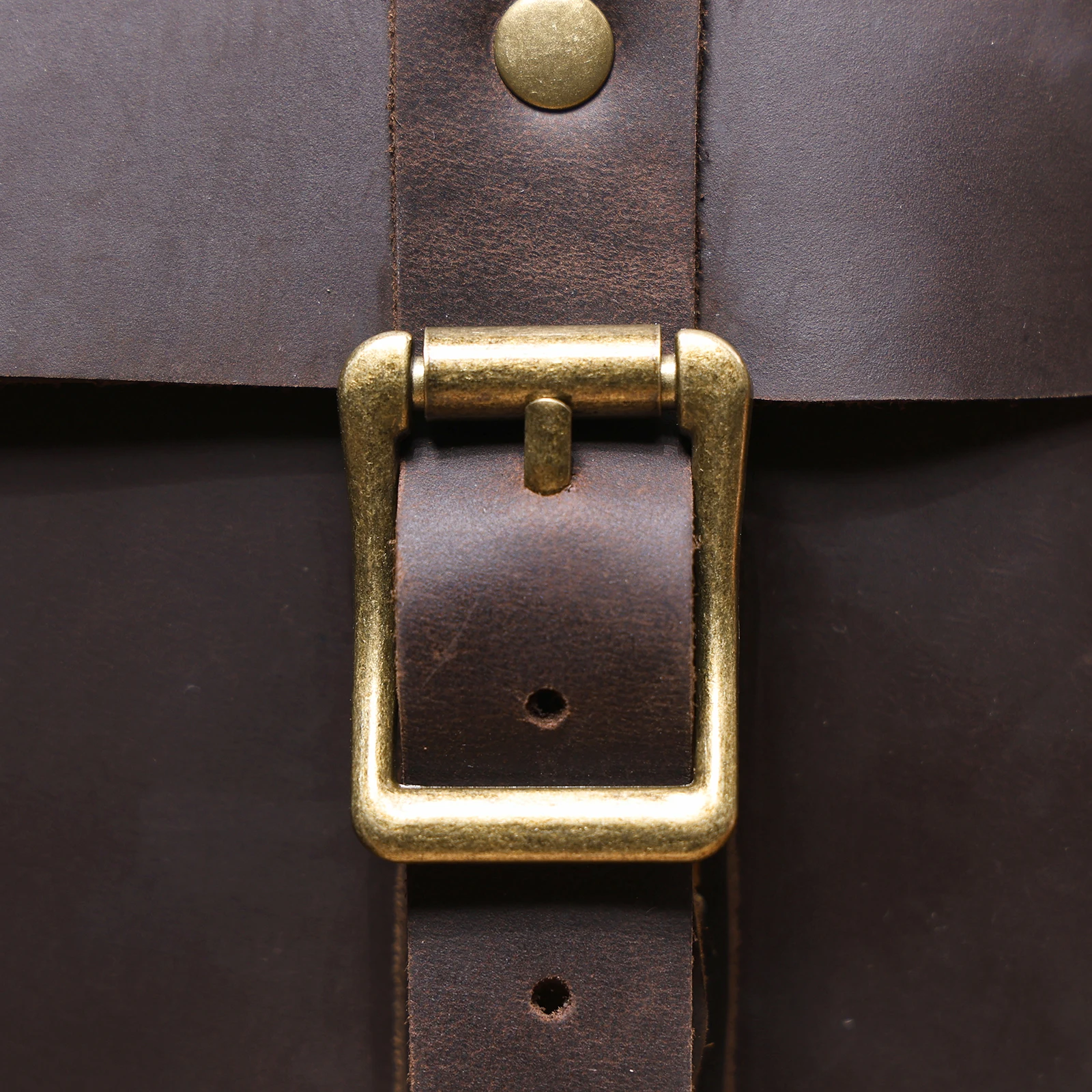 S.WORKER Vintage Echtleder Herren-Aktentasche Laptop-Tasche Crazy Horse Leder Messenger-Handtasche Rindsleder Geschenkidee für Männer – Detail 12