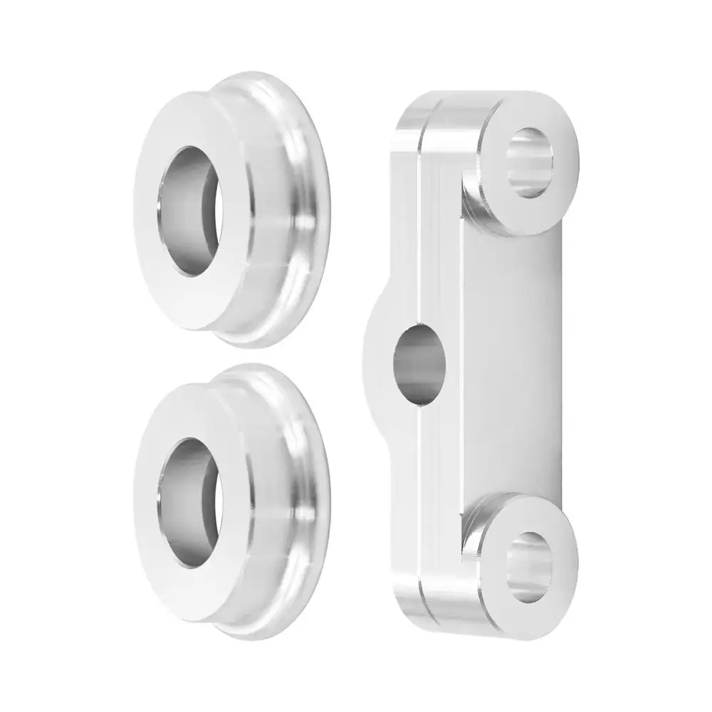 

Billet Shifter Bushing Kit, Silver Manual Shift Bushing Set for Honda Civic For Acura Integra B16 B18 B20 Engine