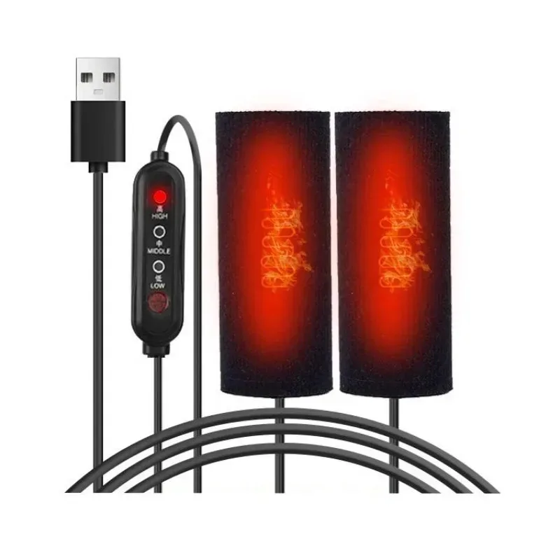 

Motorcycle Heated Grips Cover - USB Electric Heating, Windproof, Suitable for Motorbike, Bicycle Handlebar in Winter Sports