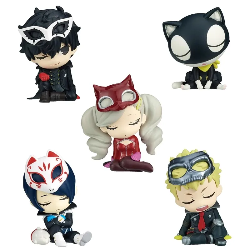 

TOMY Original 5Pcs Gashapon Persona5 Panther MONA Toys For Kids Gift Collectible Model Ornaments