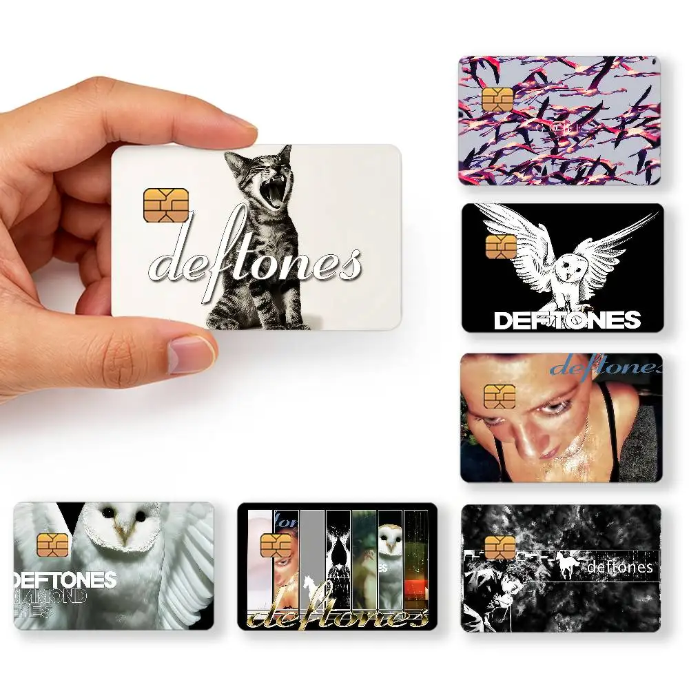 Band Singer D-Deftones P-Pastel Pony Hot Sale Decor Exquisite Card Sticker for Debit Credit Bank Cards Skin Cover Gift Student