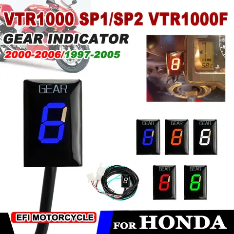 혼다 오토바이 기어 표시기 VTR1000 VTR 1000 SP1 SP2 2000-2006 VTR1000F, FireStorm SuperHawk 1997-2005 액세서리 미터