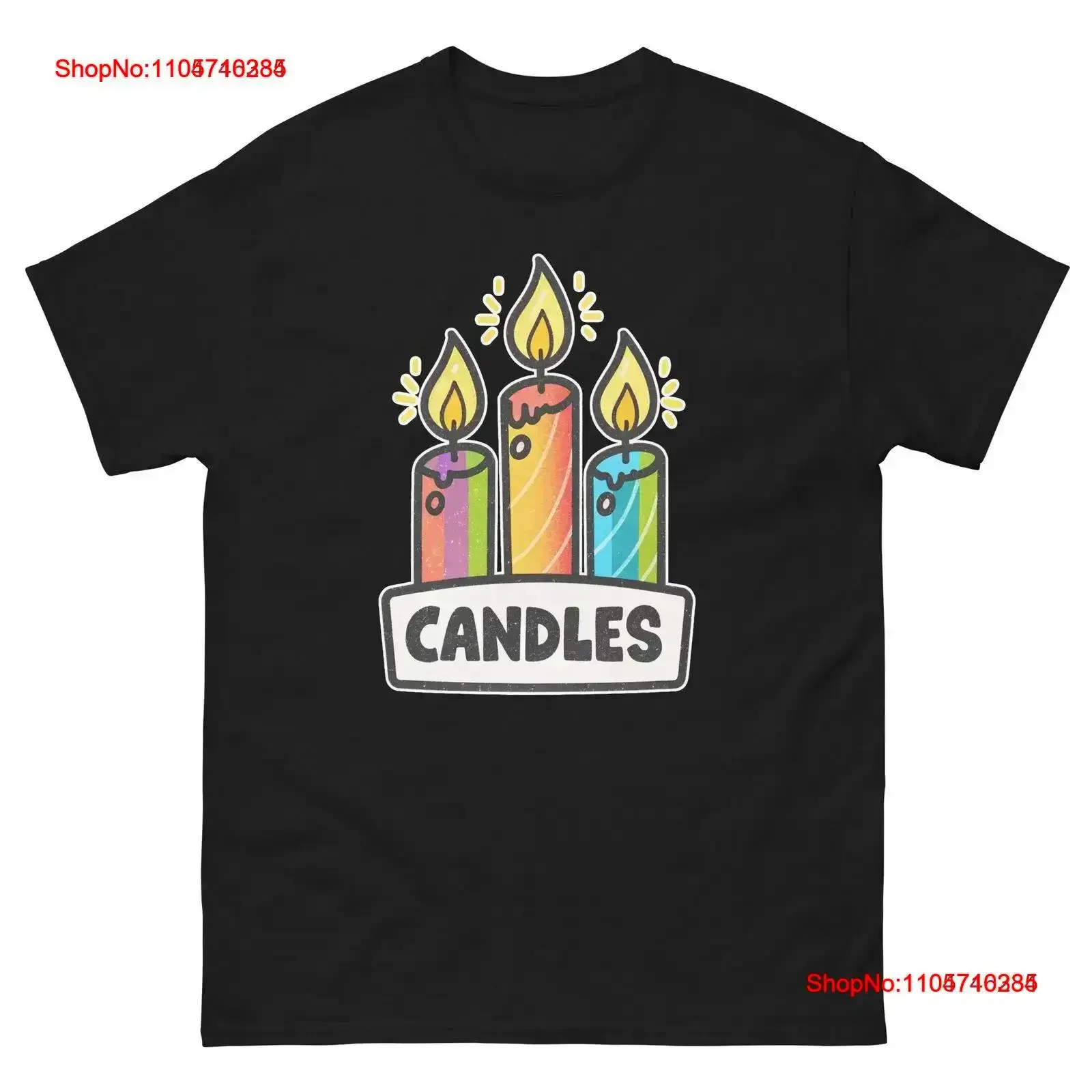 Candles Party Supplies Items Birthday Event T Shirt vintage Washed streetwear Soft homme Top For Everyday Wear graphic vintage