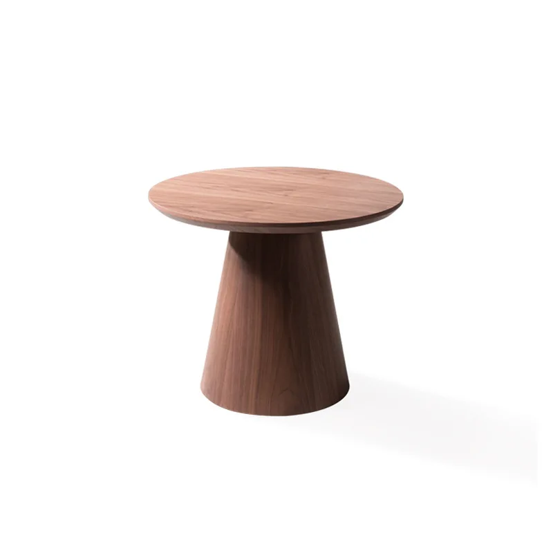 

Solid wood round table negotiation table simple modern milk tea shop tables and chairs