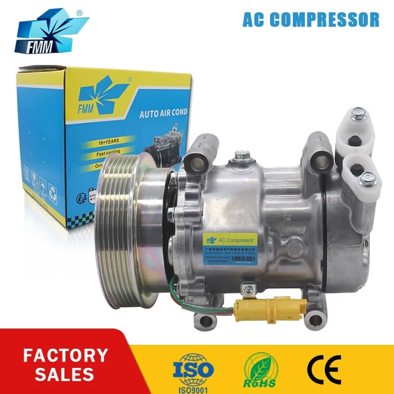 

FMM Air Conditioning AC Compressor 6Grooves for Renault kangoo2 8200953359 12V
