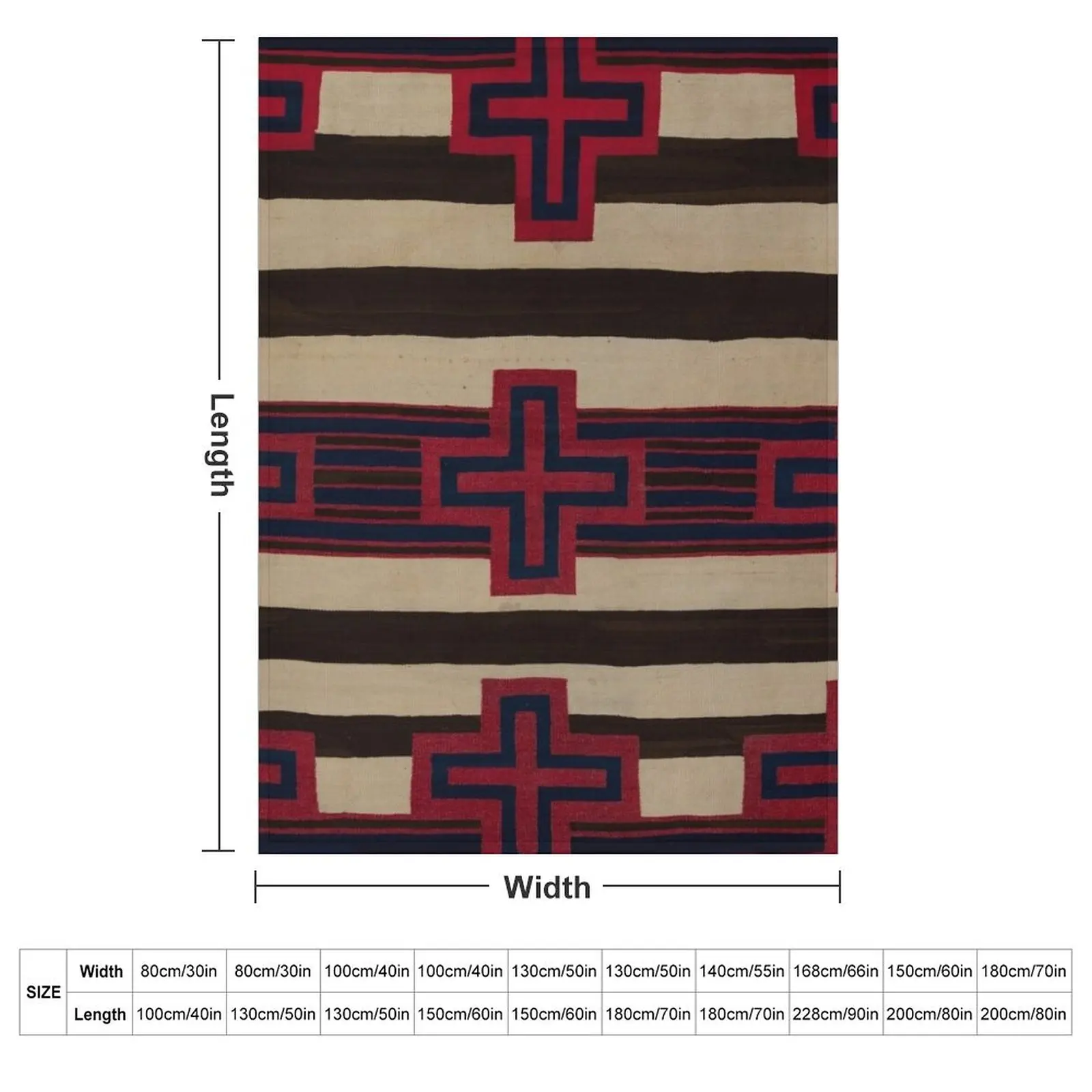 Indigenous Designs VI Chief's Blanket Navajo Weavings Throw Blanket Luxury St blankets ands Weighted Decorative Sofas Blankets
