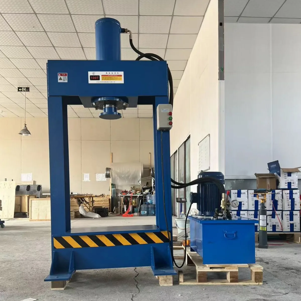 for electric servo press brake Hydraulic Oil Press Electric Pressure Machine With Meter