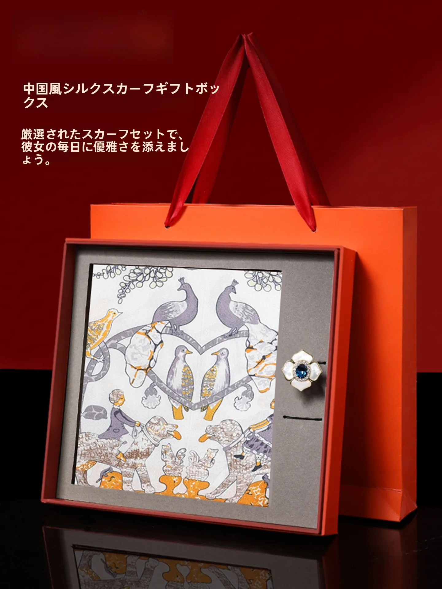 00-silk-scarf-ele-netie-women's-outerwear-spring-summer-printed-square-scarf-breathable-multi-purpose