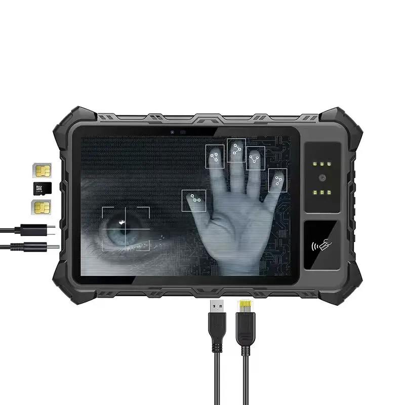 Tendcent Biometric Palm Vein Recognition Tablet Fingerprint Reader Waterproof Reset Customizable Support OEM/ODM Battery WiFi 4G