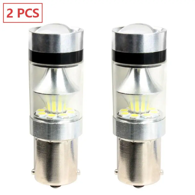 2PCS LED Fog Lamps 12V H7/1156 Car Fit 6000K 1000LM Aluminum Alloy Anti Fog Vibration Resistant Long Lifespan Simple Install