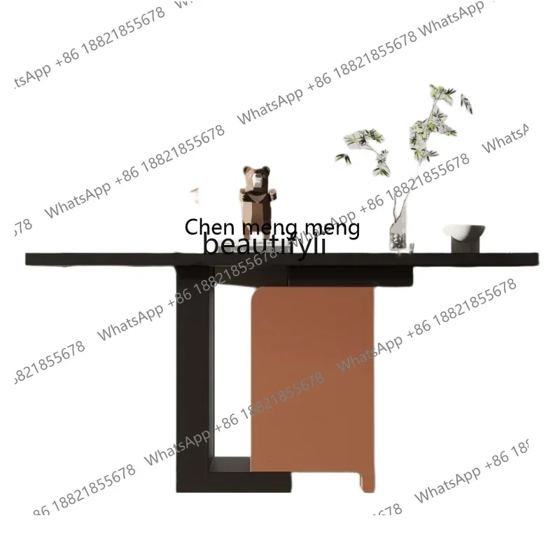 

xxNordic Paint Console Living Room Entrance Cabinet Modern Minimalist Art Decoration Table Desk