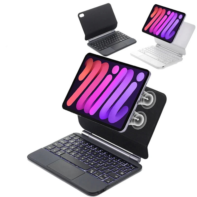 Magic Keyboard for iPad Mini 6 Keyboard Case 8.3 inch English Keyboard with Trackpad Backlit keyboard