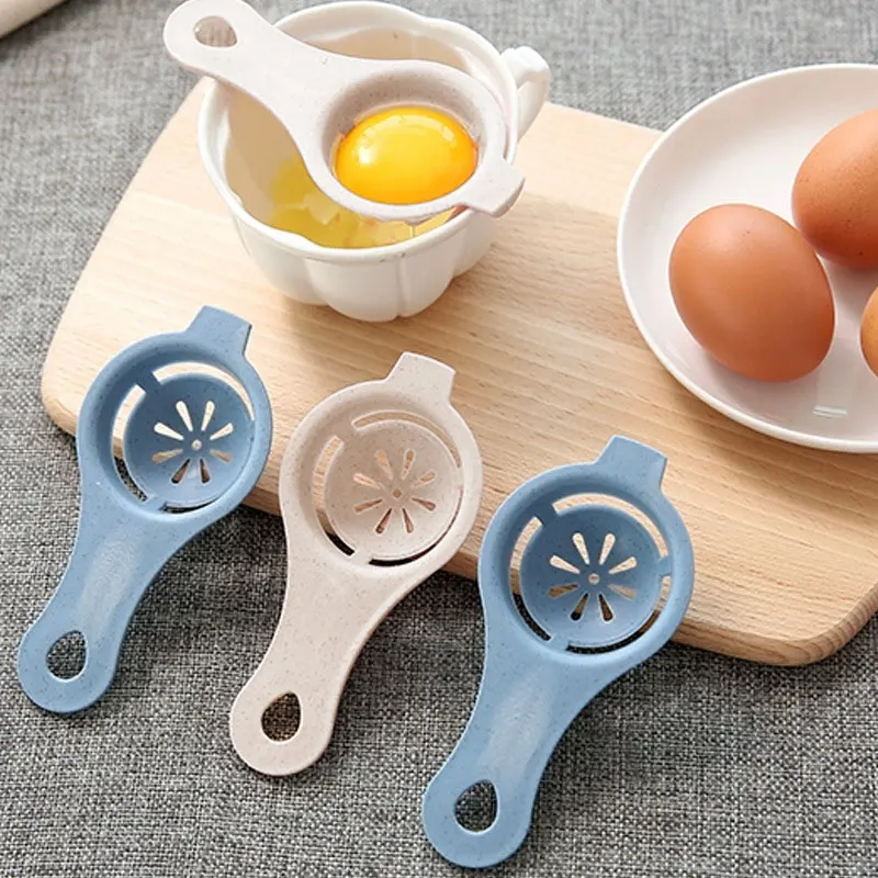 Egg White Yolk Separator Plastic Egg Liquid Filter Kitchen Baking Tool for Cake Interesting Kitchen Gadgets Egg Spoon