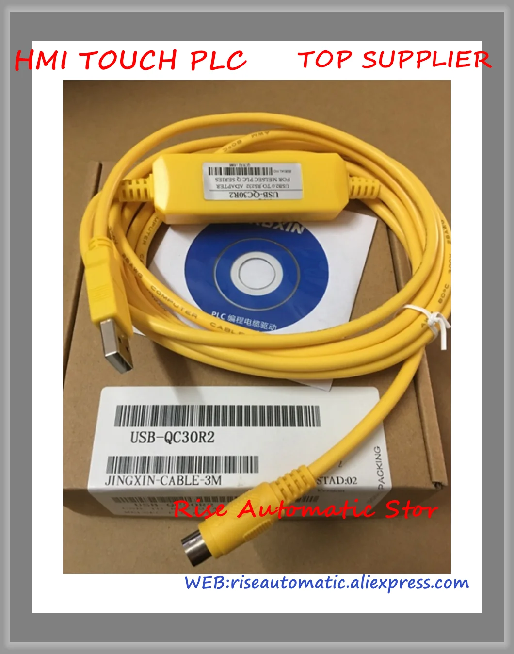 Interface PLC USB-QC30R2 USB/RS232 Programming Adapter For Q Series USBQC30R2 Support Win7/Win8 New In Box