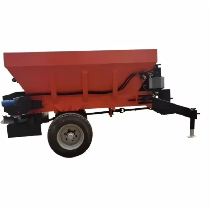 2-Cubic-Meter Towed Manure Spreader for Organic Fertilizers Distiller's Grains Sugar Residues Granular Other Agricultural