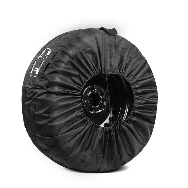 1/4pcs/Set Waterproof Universal Spare Tire Cover Case Polyester Auto Wheel Tire Storage Bags Auto Tyre Wheel Protector Dustproof