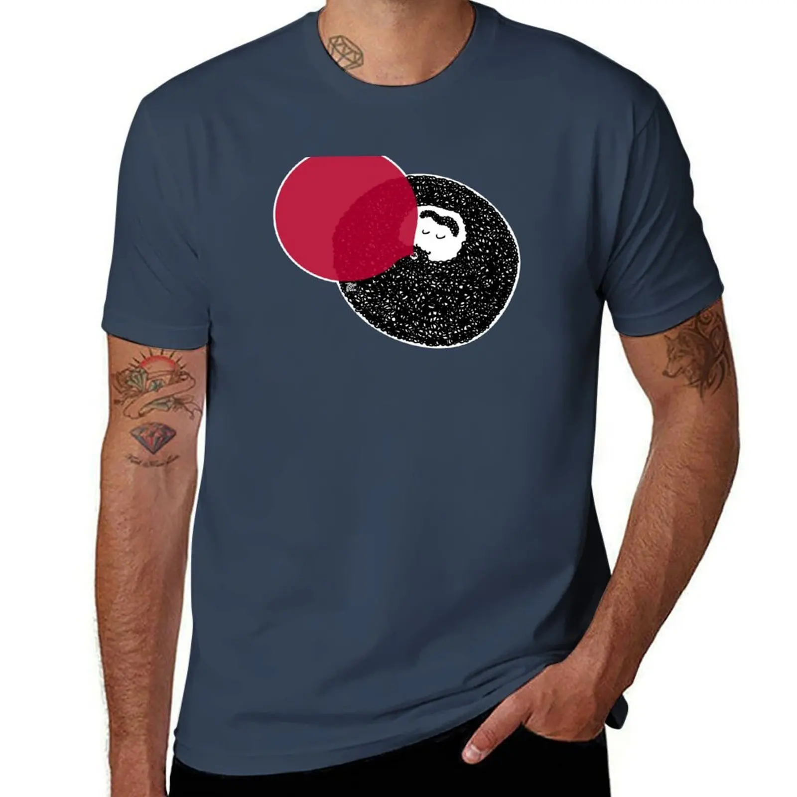 Beardo with a Weirdo T-Shirt Work Outdoor T-Shirt for Men