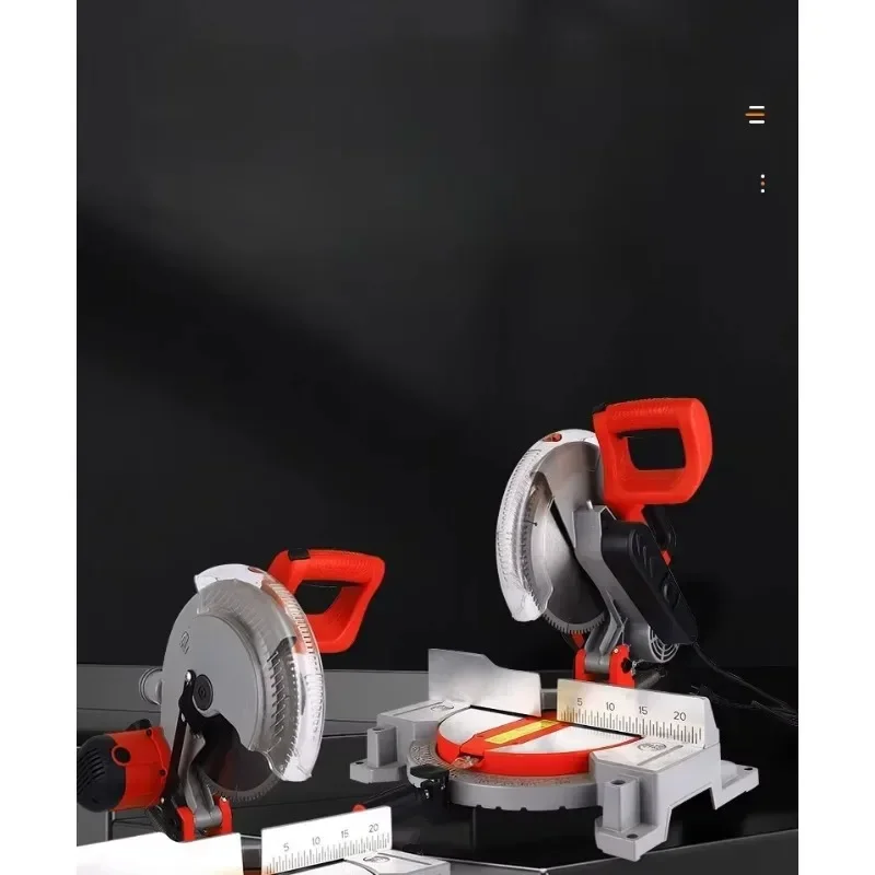 Miter saw 255mm electric cutter for aluminum steel wood automatic portable