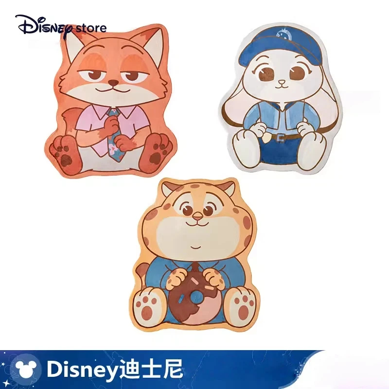 

Disney Irregular Shaped Plush Blanket Zootopia Nick Wilde Judy Hopps Clawhauser Soft Flannel For Office Nap Travel Ideal Gift