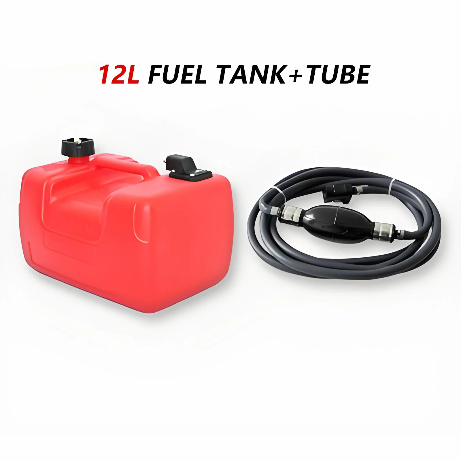

Портативный бак 12 л для подвесных двигателей, запасной топливный бак с кабельным разъемом, внешний топливный барабан, замена морских аксессуаров