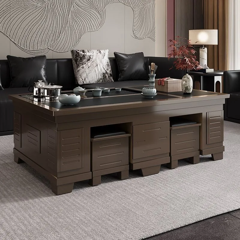 Kung Fu Chinese modern and chair combination simple office marble household